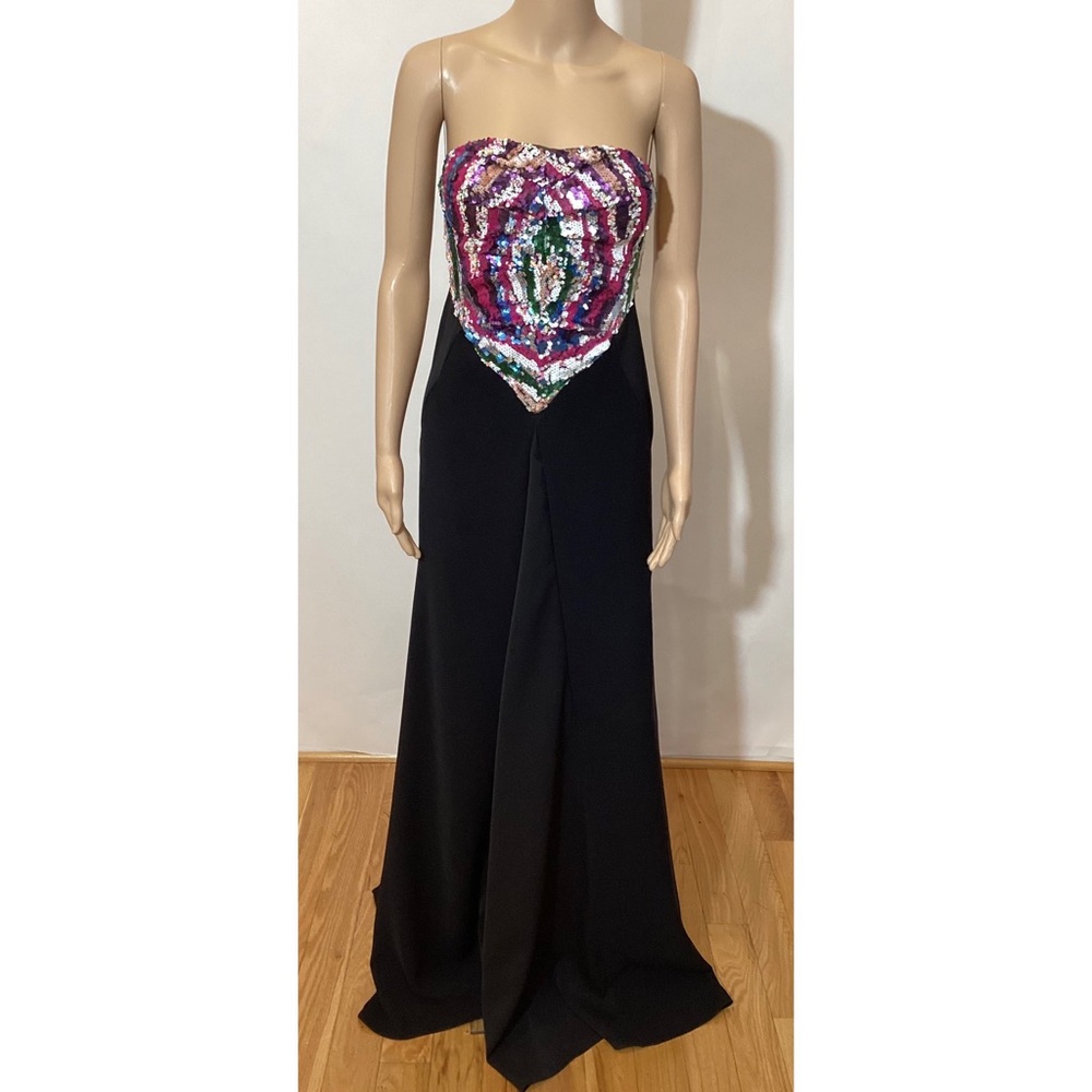 H A R BIS O N ANDROMEDA SEQUIN BODICE GOWN
